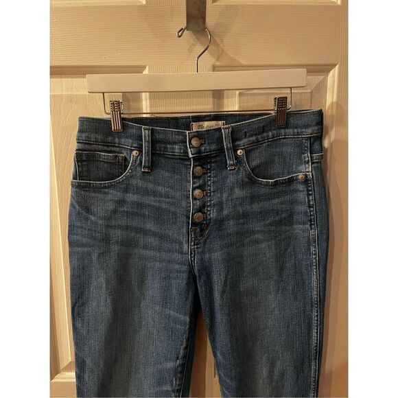 Madewell Slim Straight Button Fly Jeans sz 29 EUC - Picture 3 of 8